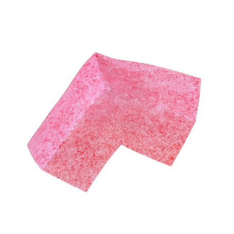 Plaatsingsmateriaal, hoekstuk, rood, douche, waterwerende doek